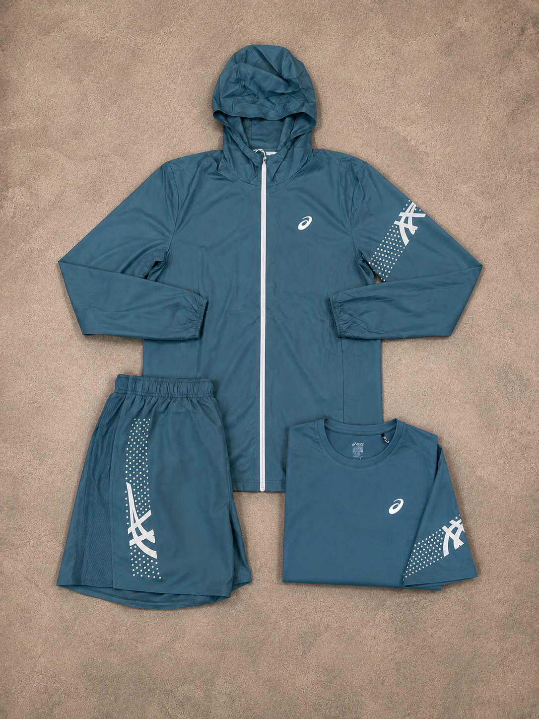 Asics Foggy Teal Icon 3 Piece set