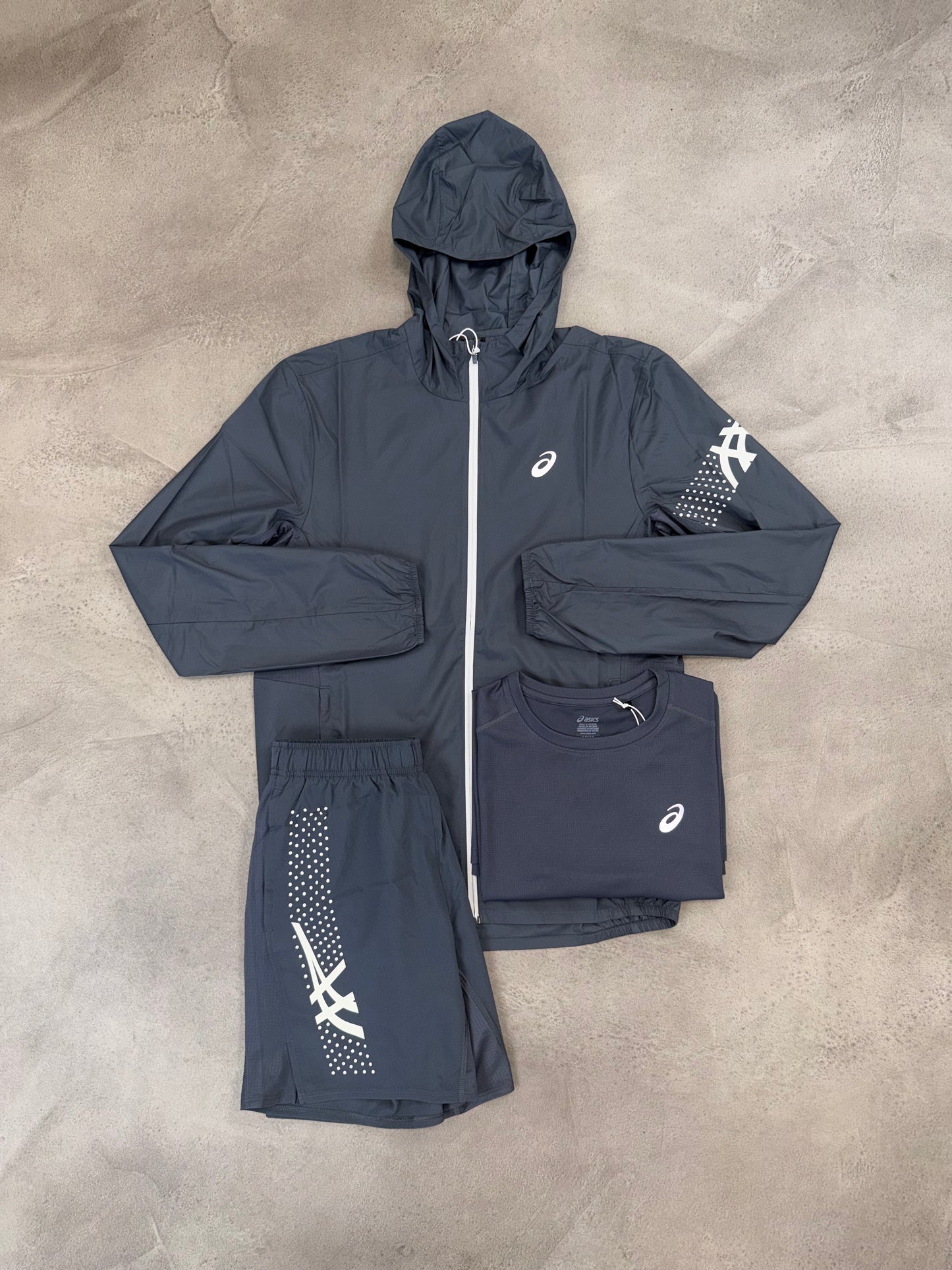 Asics Grey Icon 3 Piece Set
