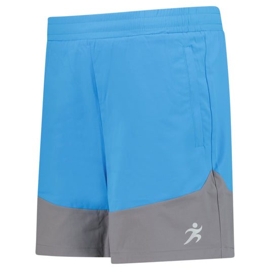 TWO TONE SHORTS AZURE BLUE GREY
