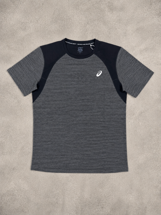 Asics Black/Grey Road T-Shirt