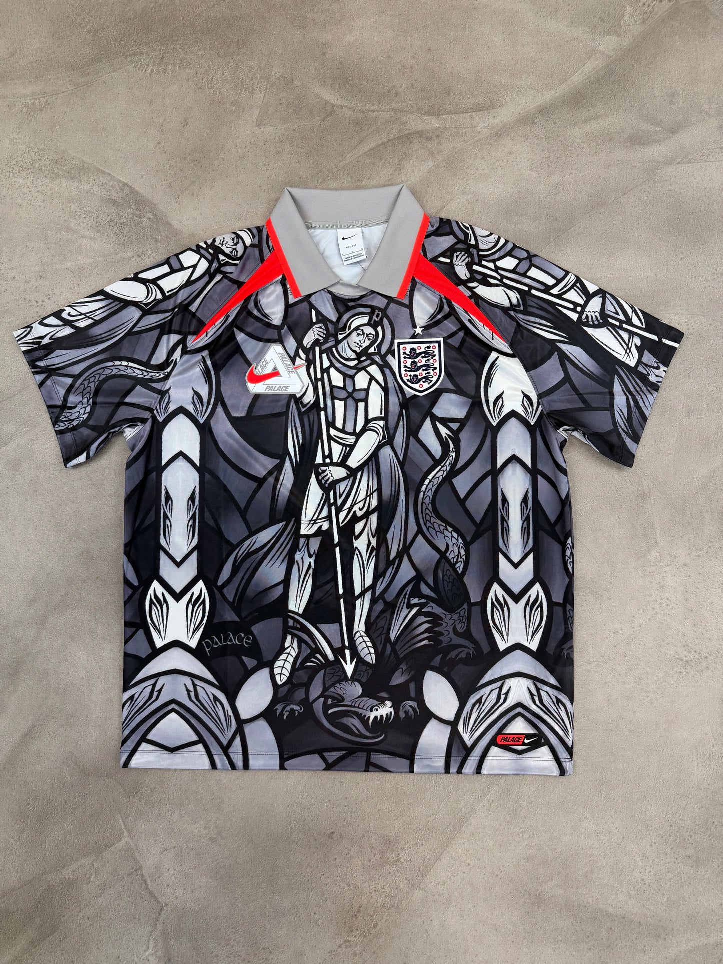 Nike x Palace England T-Shirt Pewter Grey