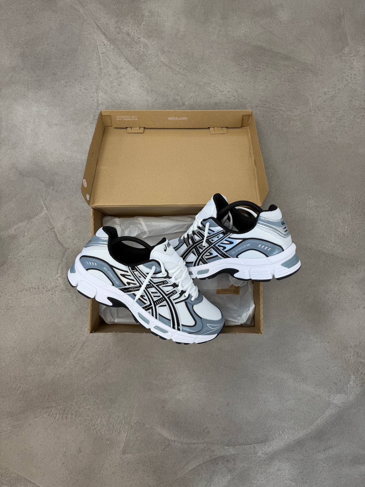 Asics Gel Stratus White/Fjord