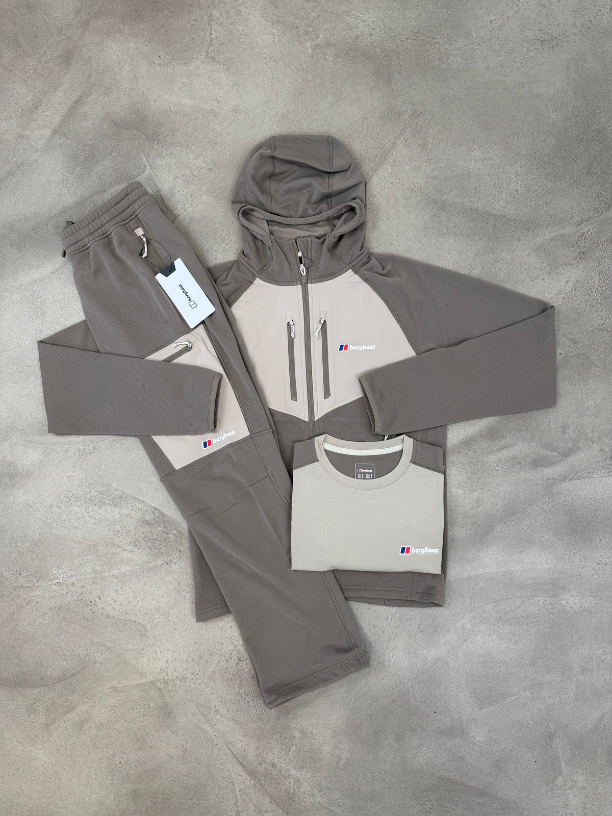 Berghaus Pavey Brown 3 Piece Set